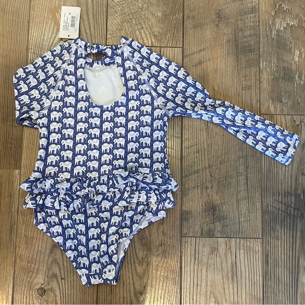 NWT Sold Out Roberta Roller Rabbit Rashguard, Size 5 - Picture 2 of 3